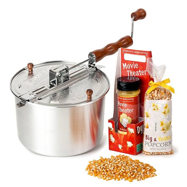 This Old Fashioned Pop Corn Maker Is The Best For Cozy Movie Night